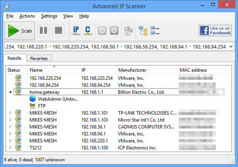 Advanced IP Scanner