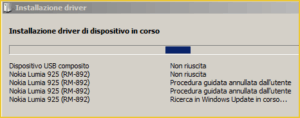 Nokia Lumia 925 Rm-892 non riuscita