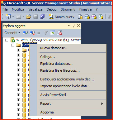 The backup set holds a backup of a database other than existing2